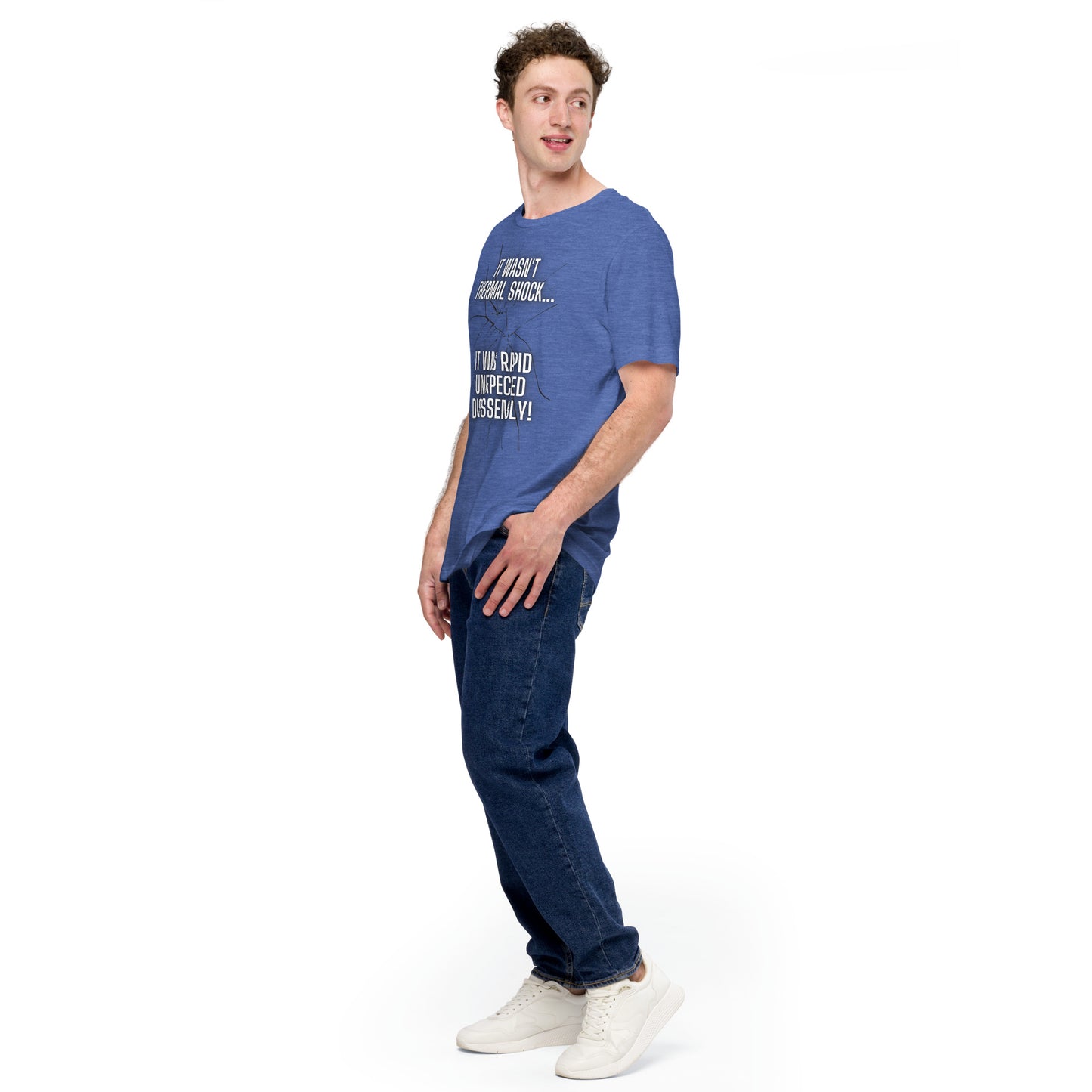 Rapid Unexpected Disassembly! Unisex Tee