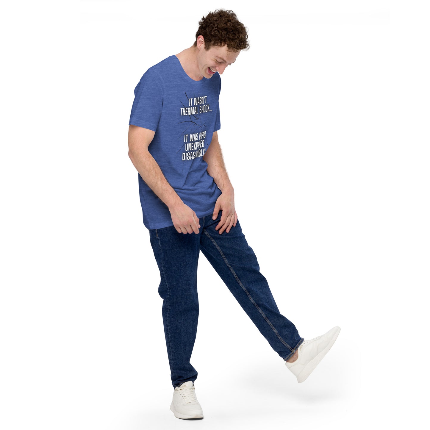 Rapid Unexpected Disassembly! Unisex Tee