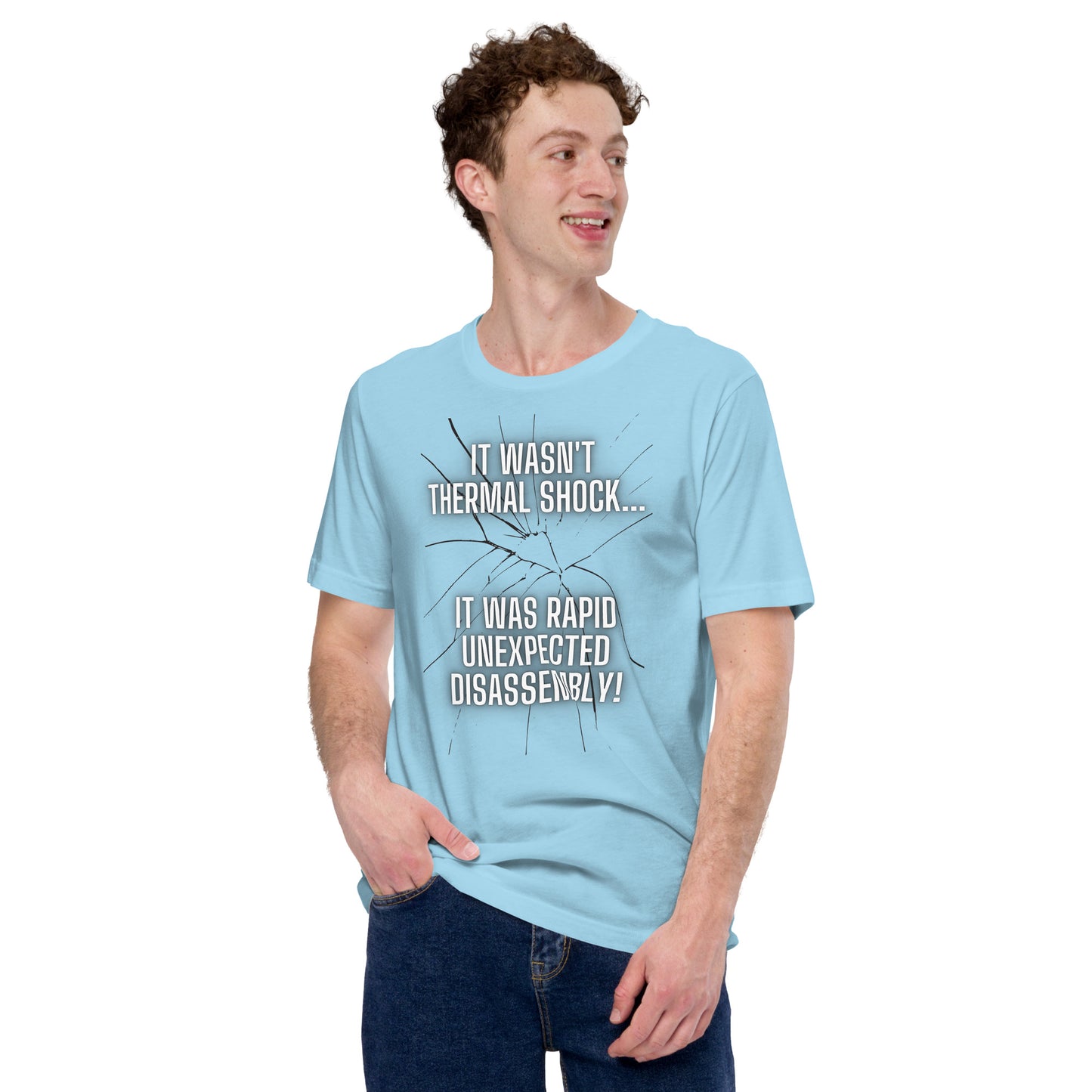 Rapid Unexpected Disassembly! Unisex Tee