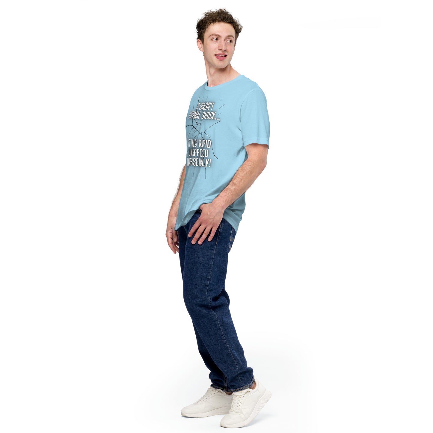 Rapid Unexpected Disassembly! Unisex Tee