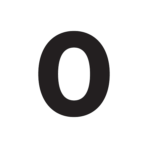 Number 0 PreCut