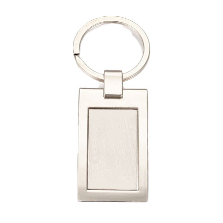 Rectangular Keychain with Ring