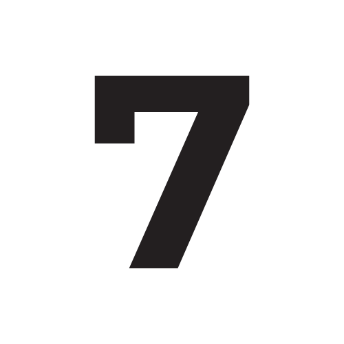 Number 7 PreCut