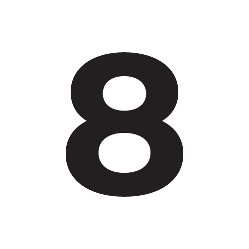 Number 8 PreCut