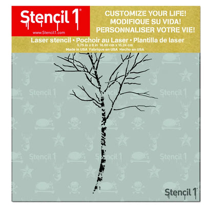 Birch Tree Stencil -Small (5.75″x6″)