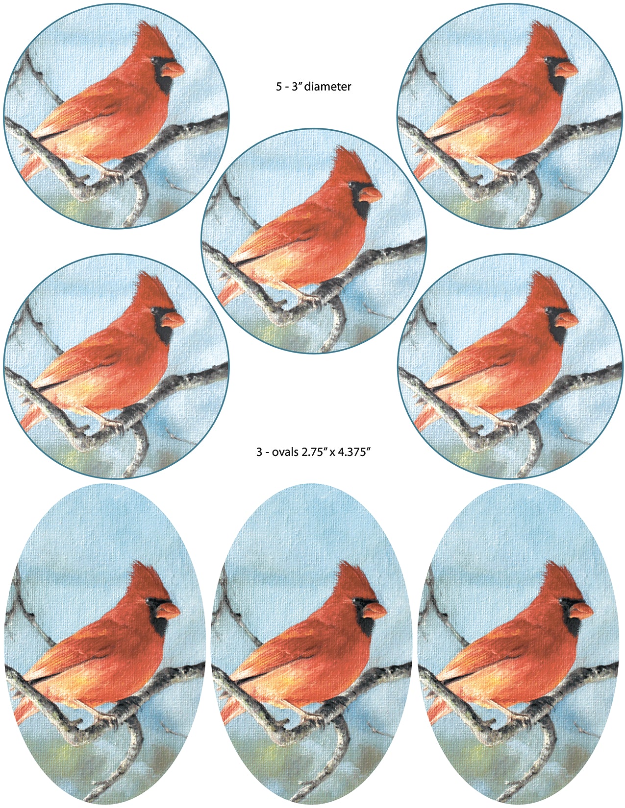 Cardinals, designed by Mark Hufford