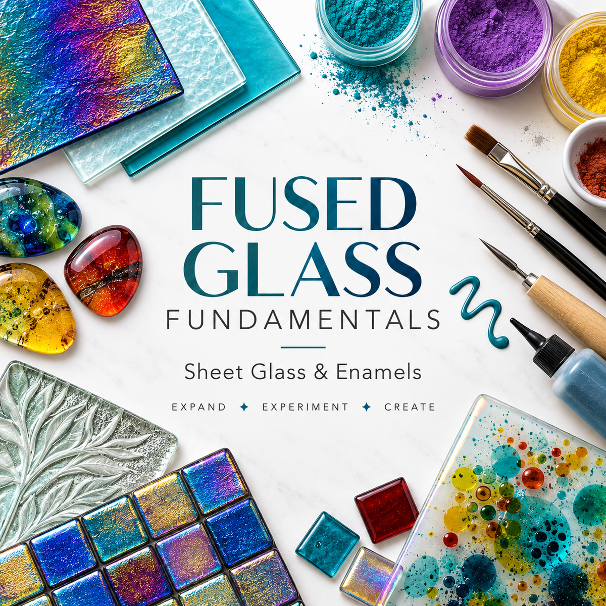 2027: 02/26-02/28 Fused Glass Foundations: Sheet Glass & Enamels