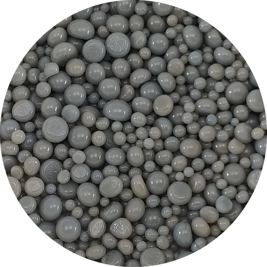 Deco Grey Opal Frit Balls