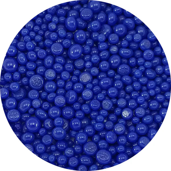 Deep Cobalt Blue Opal Frit Balls