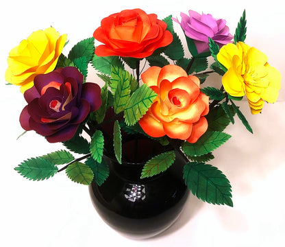 2026: 02/07-02/09 Fused Glass Wafer Roses, with Wesley Wong