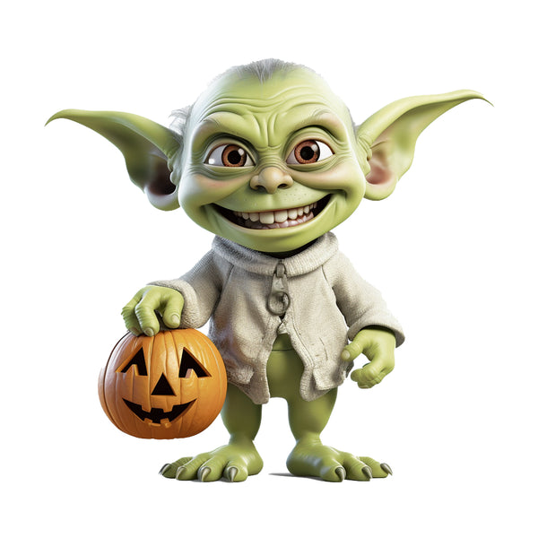 エキサイト・ゴブリン　Goblin Halloween Goblin 1 – Milkweed Arts