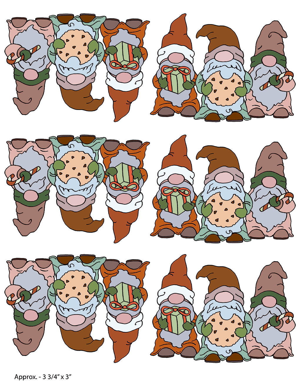 Holiday Gnome Trio, designed by Mark Hufford