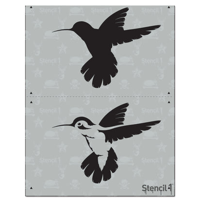 Hummingbird Stencil – Two Layer