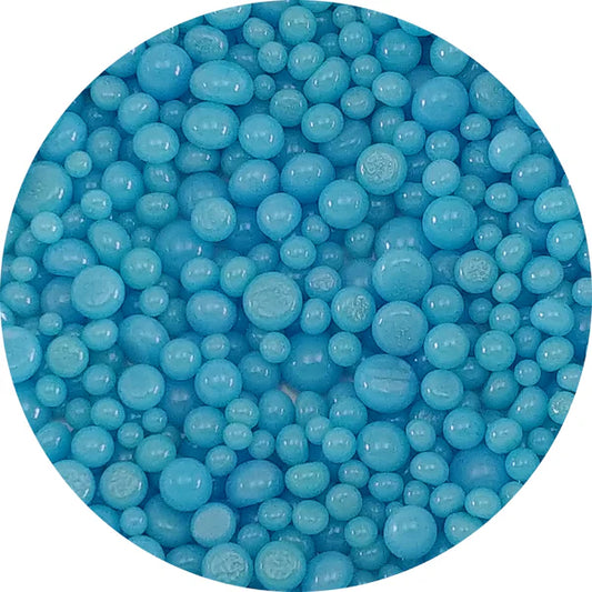 Light Cyan Opal Frit Balls