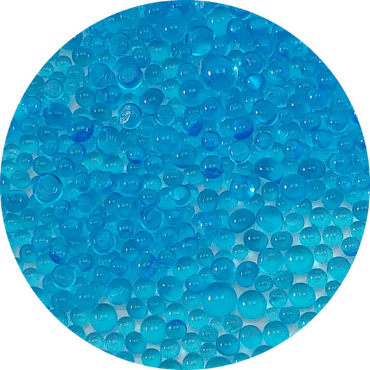 Light Turquoise Blue Transparent Frit Balls