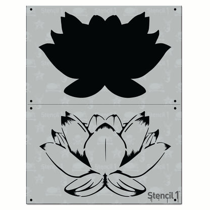Lotus Stencil – Two Layers