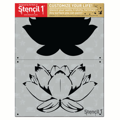 Lotus Stencil – Two Layers
