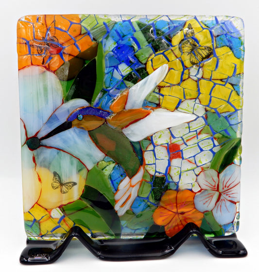 2026: 02/13-16 Light & Layers: Fused Glass Mosaic with a Stand-Out Display, with Wesley Wong