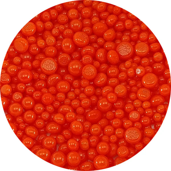 Orange Opal Frit Balls