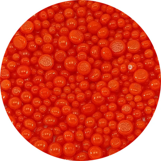 Orange Opal Frit Balls