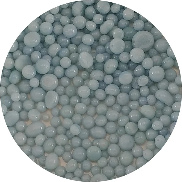 Powder Blue Opal Frit Balls