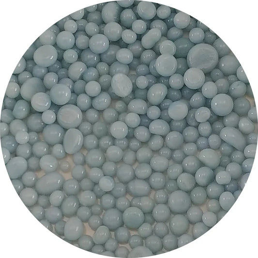 Powder Blue Opal Frit Balls