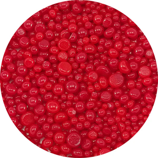 Red Opal Frit Balls