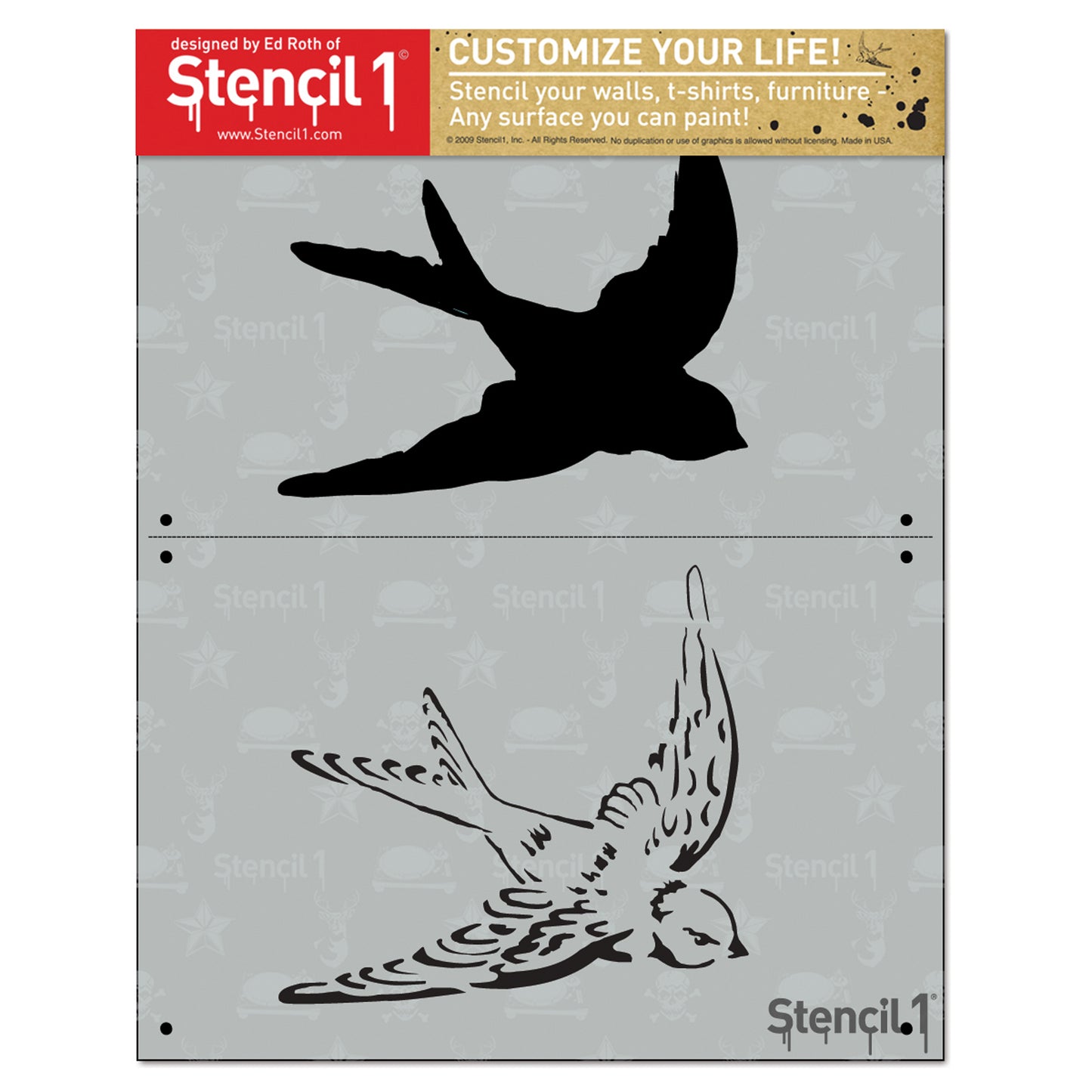 Swallow 2-Layer Stencil