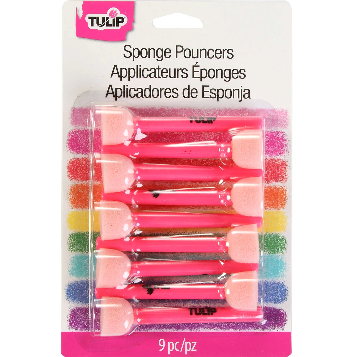 9-Pack - Tulip Sponge Pouncers (3/4" Diameter)