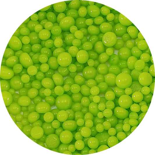 Spring Green Opal Frit Balls