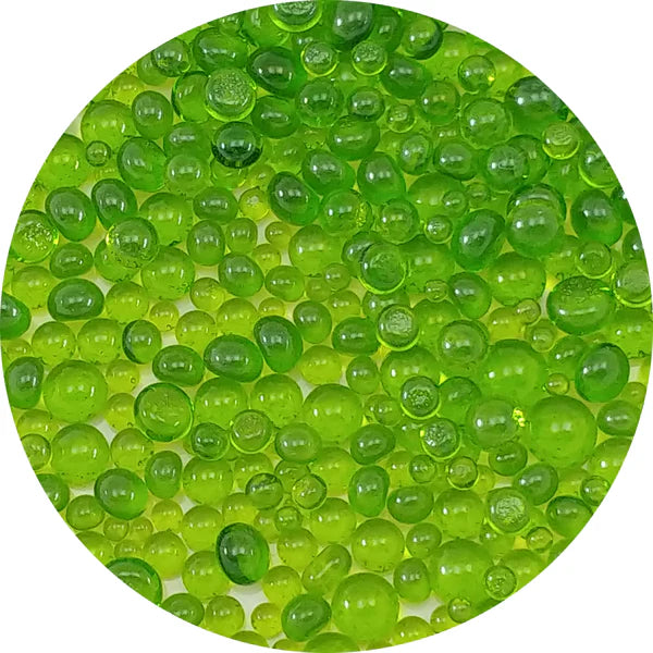 Spring Green Transparent Frit Balls