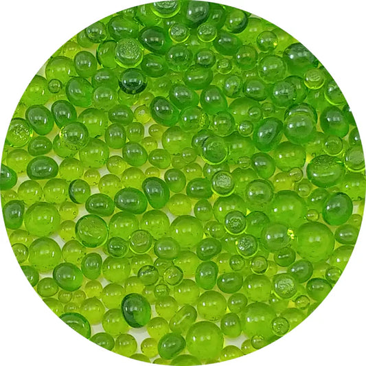Spring Green Transparent Frit Balls
