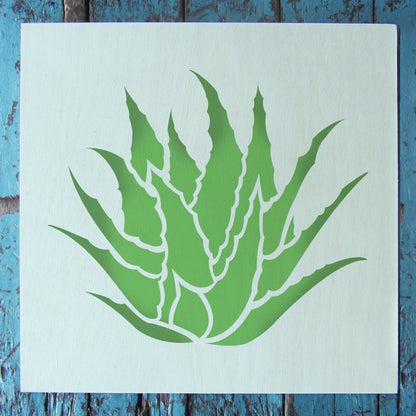 Succulents Agave Stencil – Small (5.75″ x 6″)
