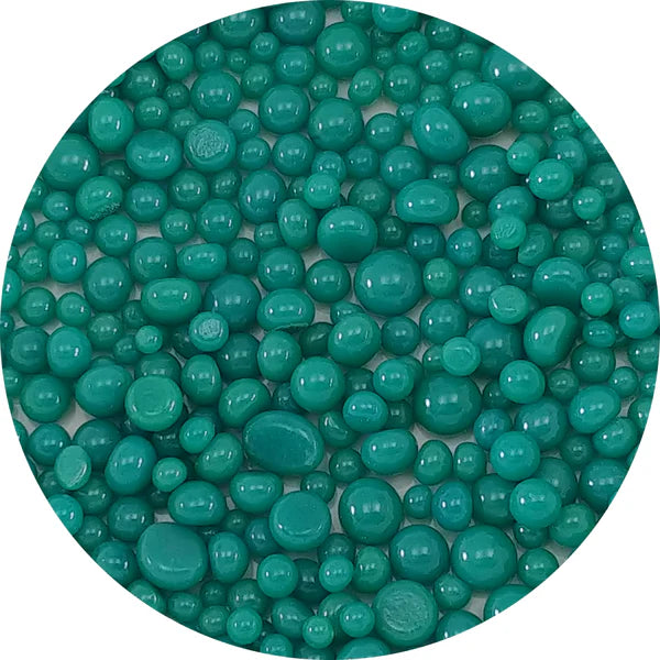 Teal Green Opal Frit Balls