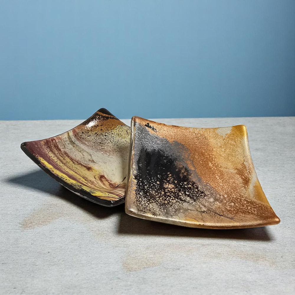 08/14 Liquid Landscapes: Poured Glass Coasters