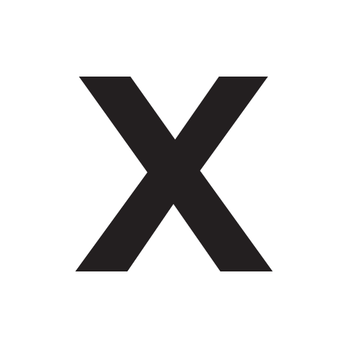 Letter X PreCut
