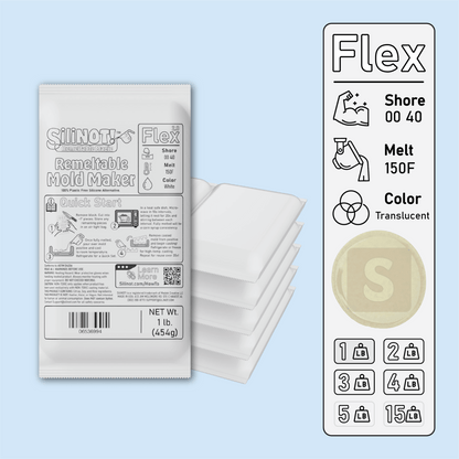 SiliNOT! Flex 2.0 | Remeltable Silicone Free Mold Maker