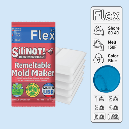 Bulk | Flex 2.0 | Remeltable Silicone Free Mold Maker