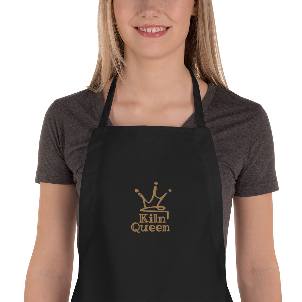 Kiln Queen Embroidered Apron