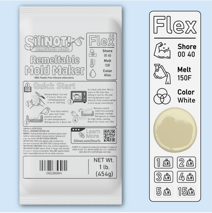 SiliNOT! Flex 2.0 | Remeltable Silicone Free Mold Maker