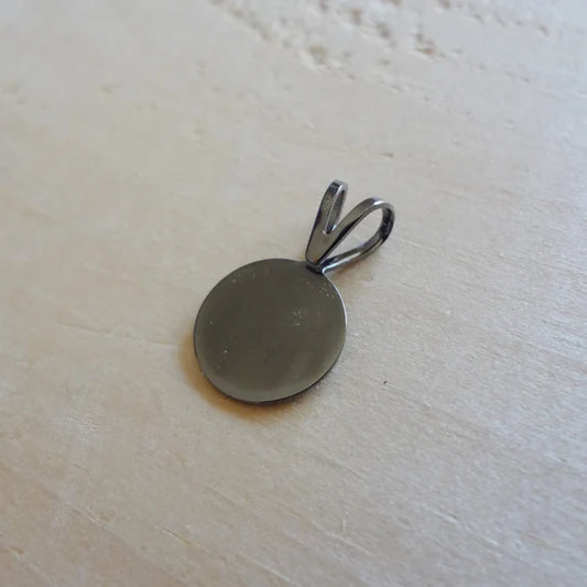 Gunmetal Plated Glue-On Pendant Bail, 12-Pack