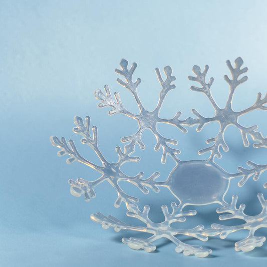 11/04 Snowflake Symphony: Fused Glass Bowl