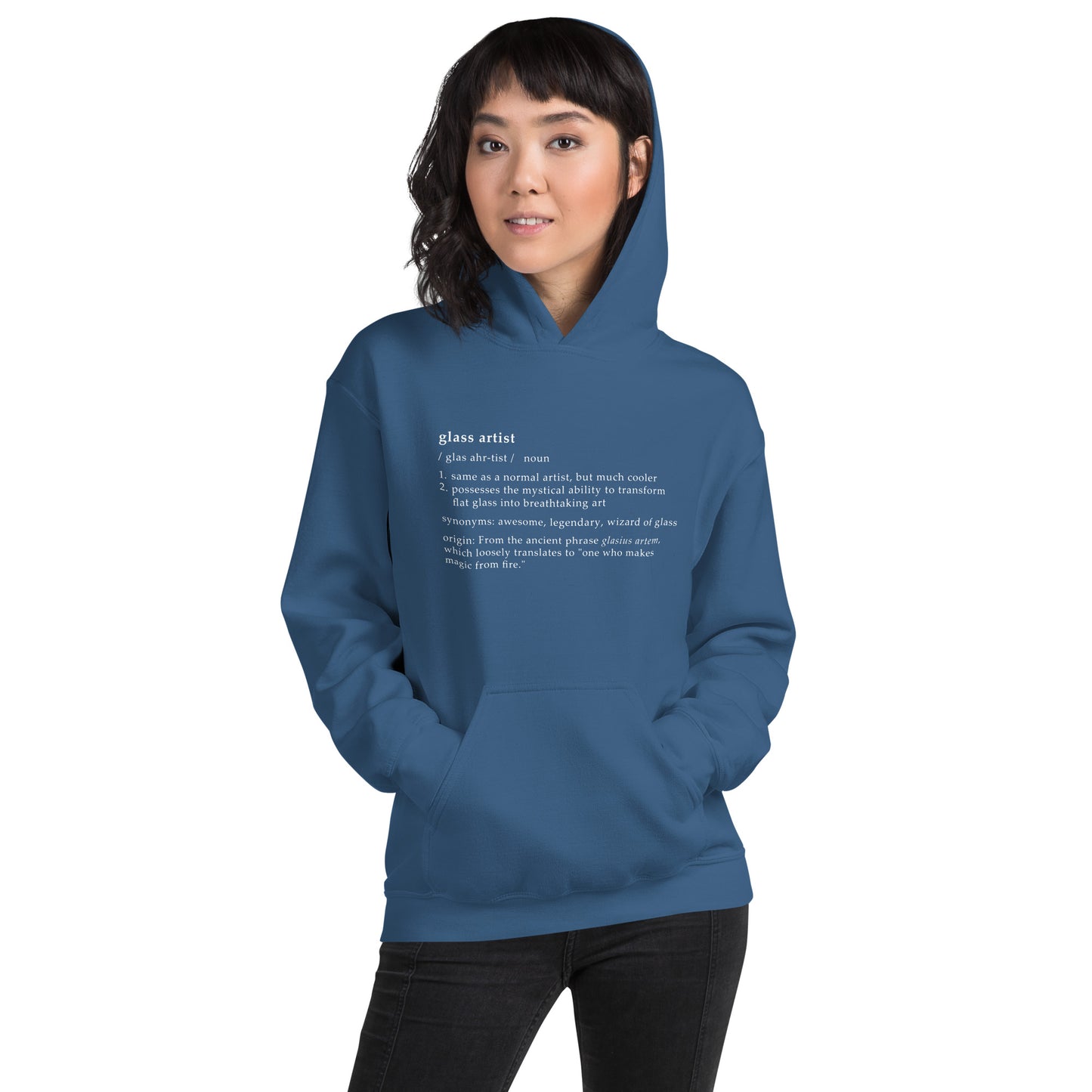 Definition of a Glass Artist Unisex Hoodie