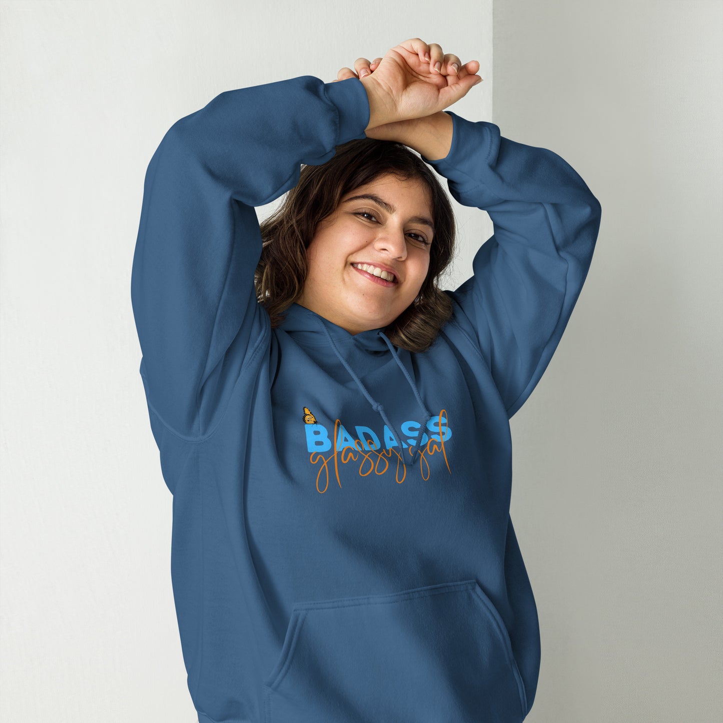 Badass Glassy Gal Unisex Hoodie