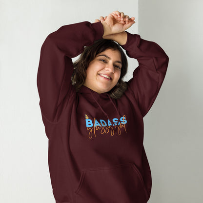 Badass Glassy Gal Unisex Hoodie