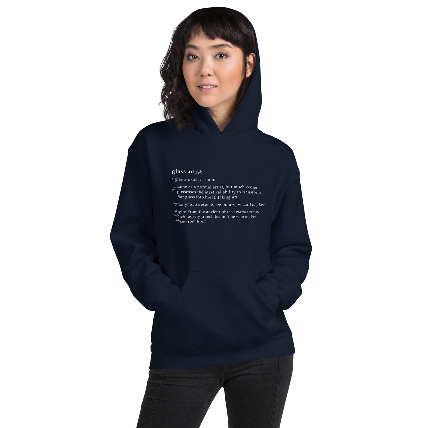 Definition of a Glass Artist Unisex Hoodie