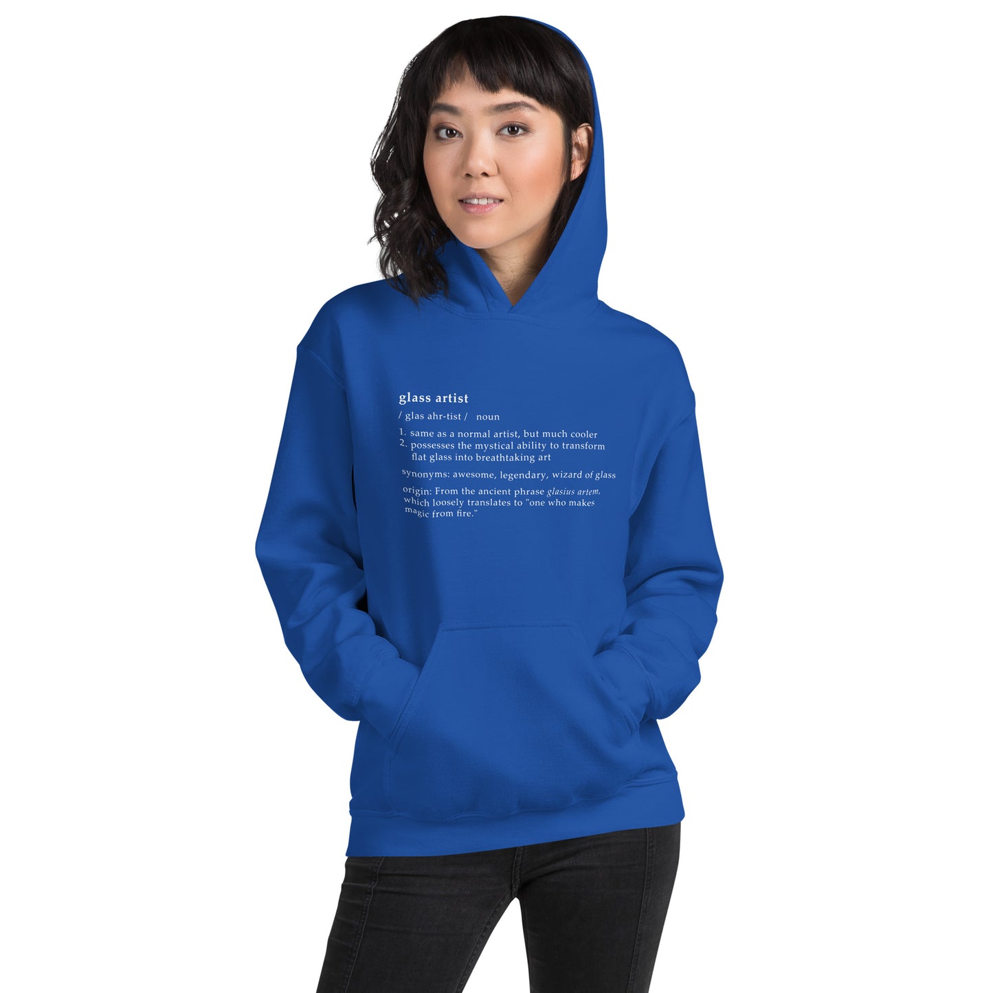 Definition of a Glass Artist Unisex Hoodie