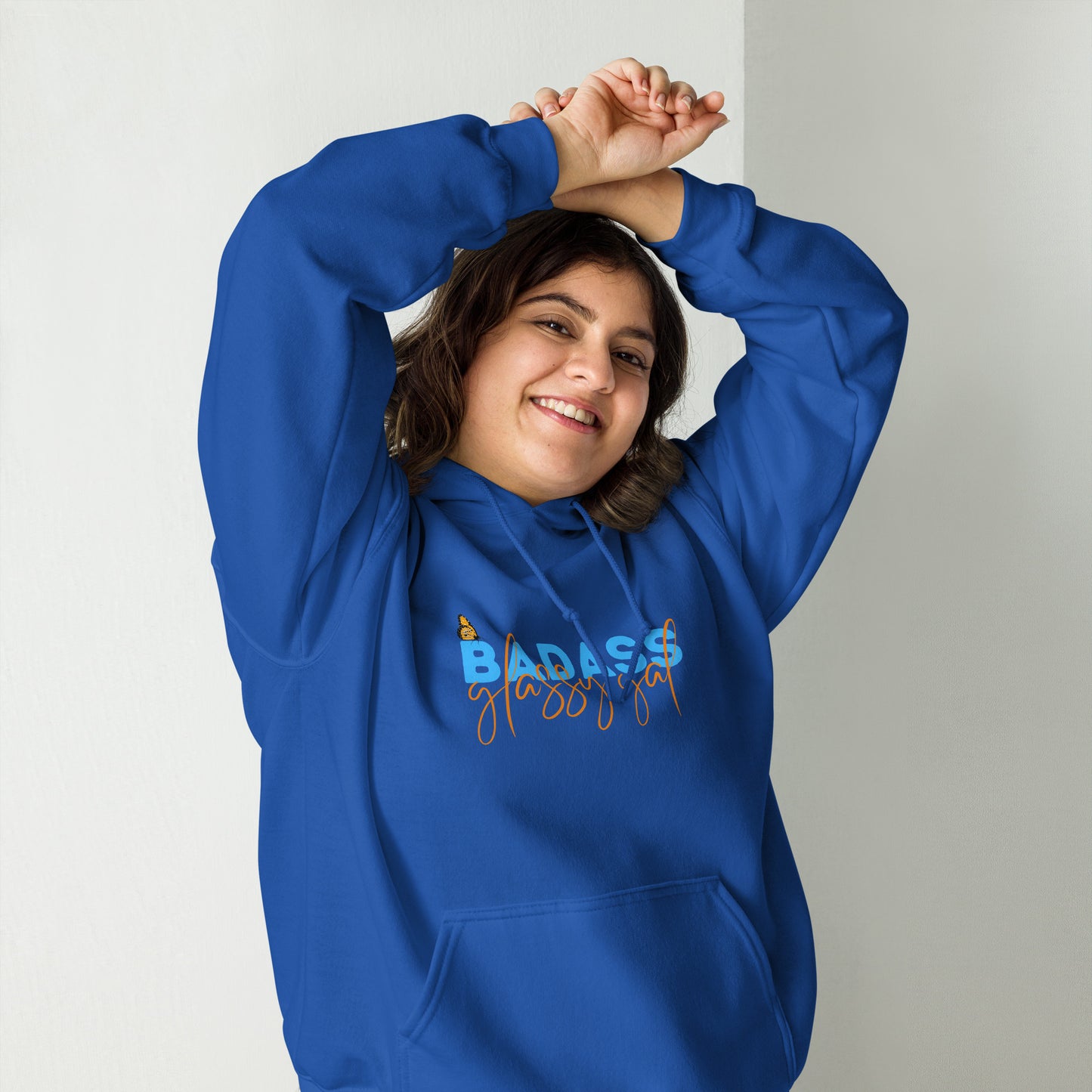 Badass Glassy Gal Unisex Hoodie