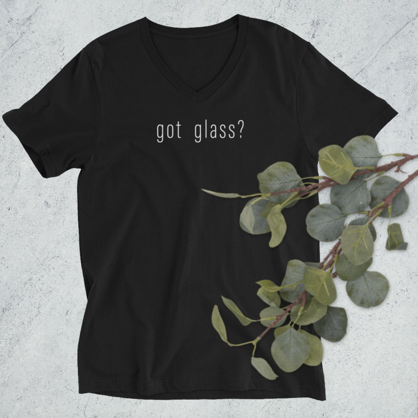 Got Glass? Unisex V-Neck