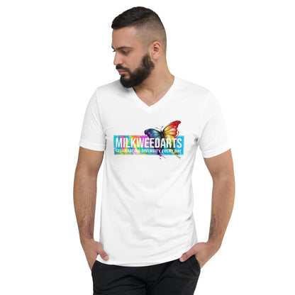 2024 Milkweed Arts Pride Unisex V-Neck